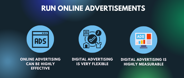 Online advertising can be highly effective, digital advertising is very flexible, digital advertising is highly measurable