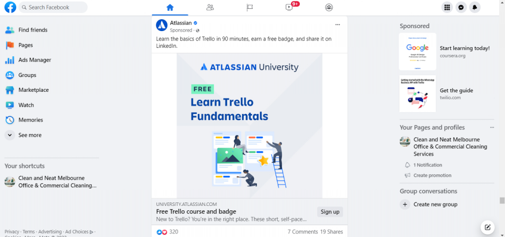 Image ad from Atlassian