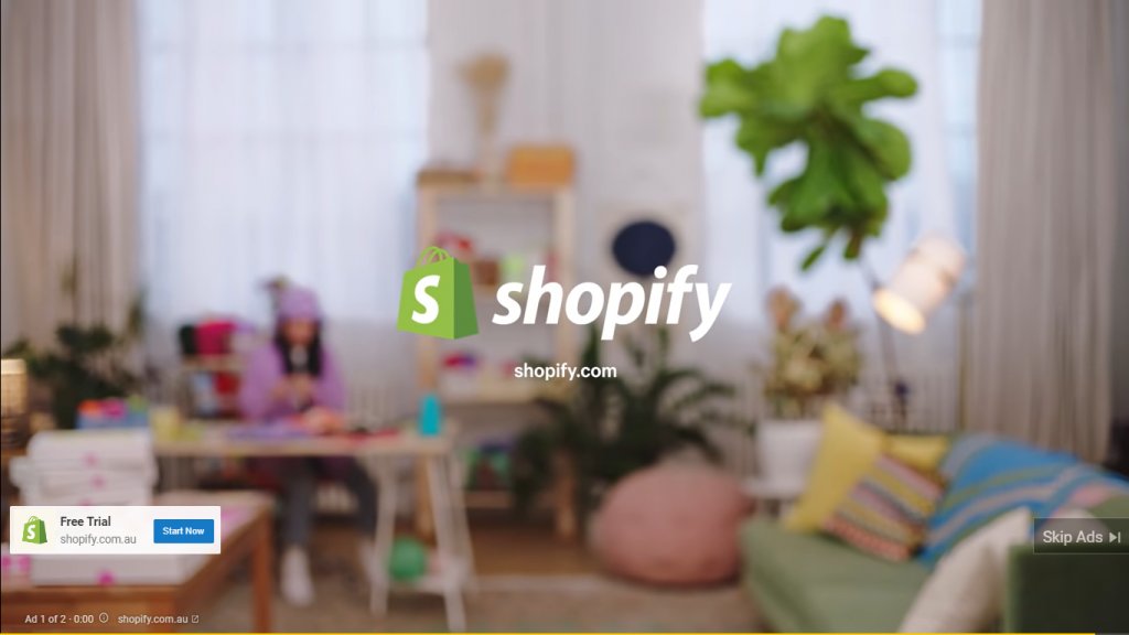 Shopify's YouTube Ad